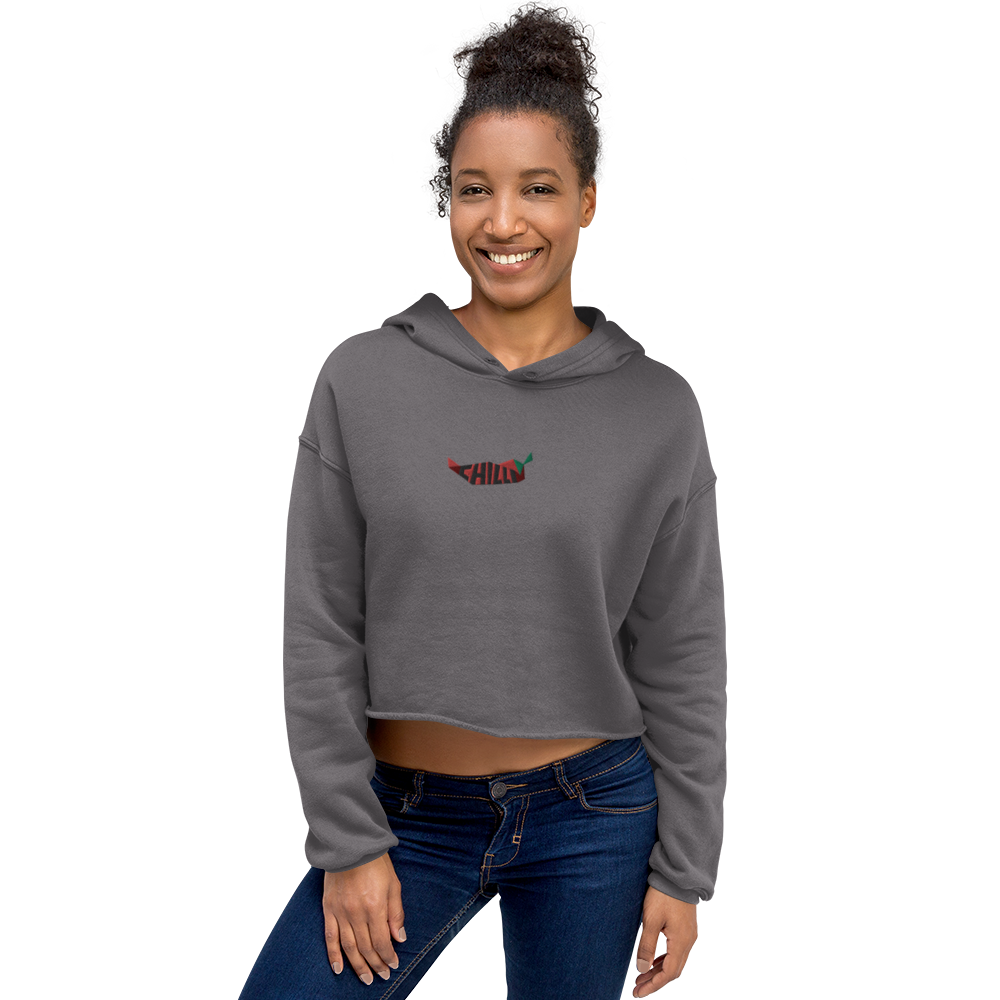 Chillin Crop Hoodie
