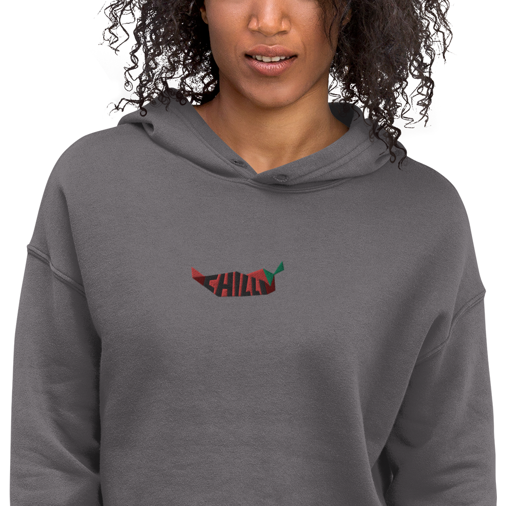 Chillin Crop Hoodie
