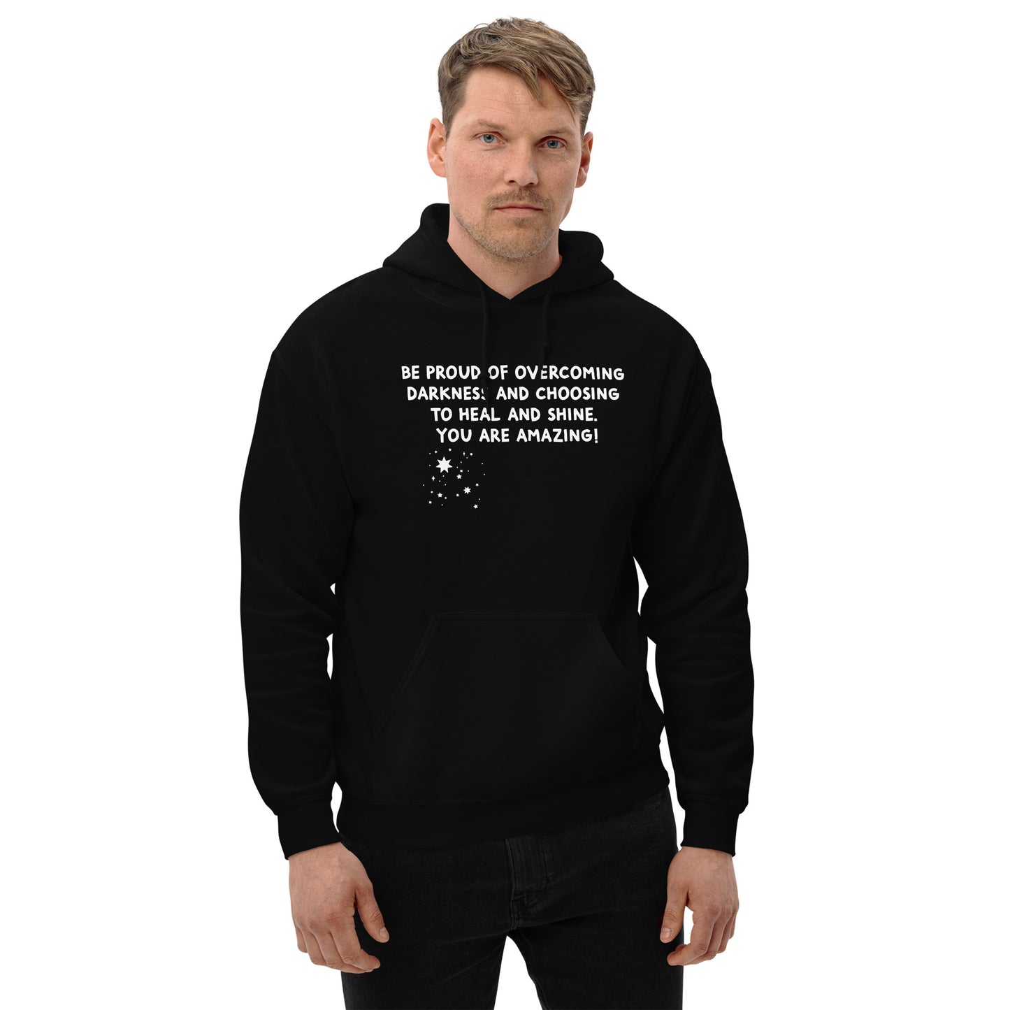 Men heal and shine Hoodie