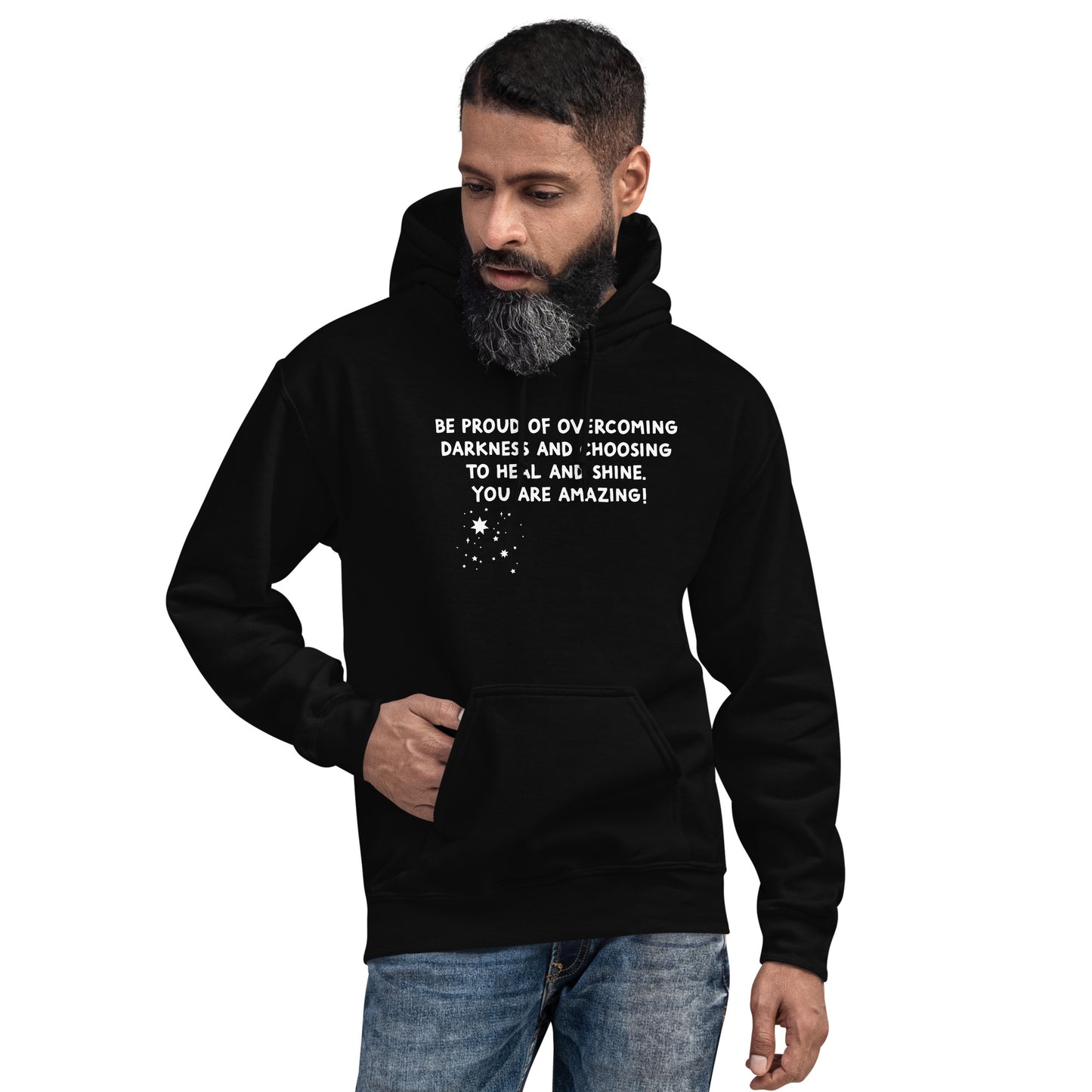 Men heal and shine Hoodie