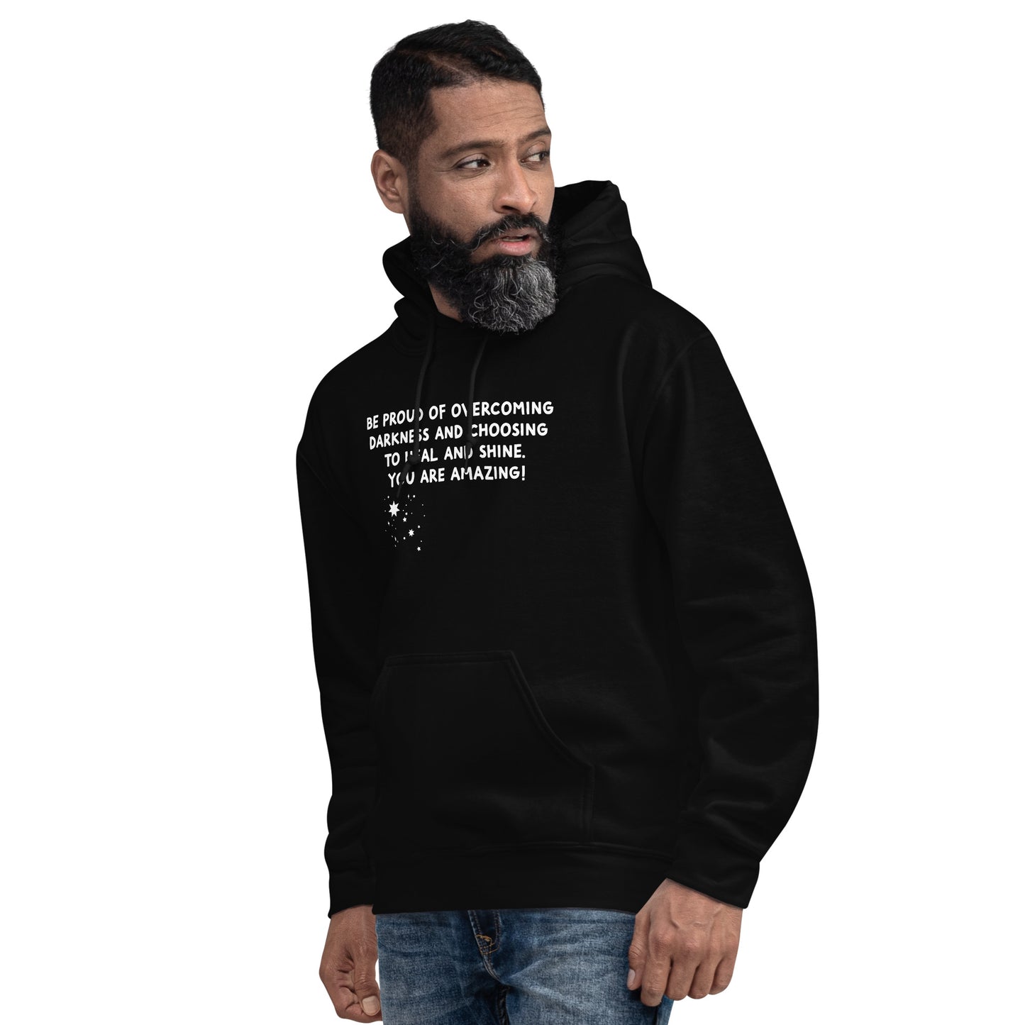 Men heal and shine Hoodie