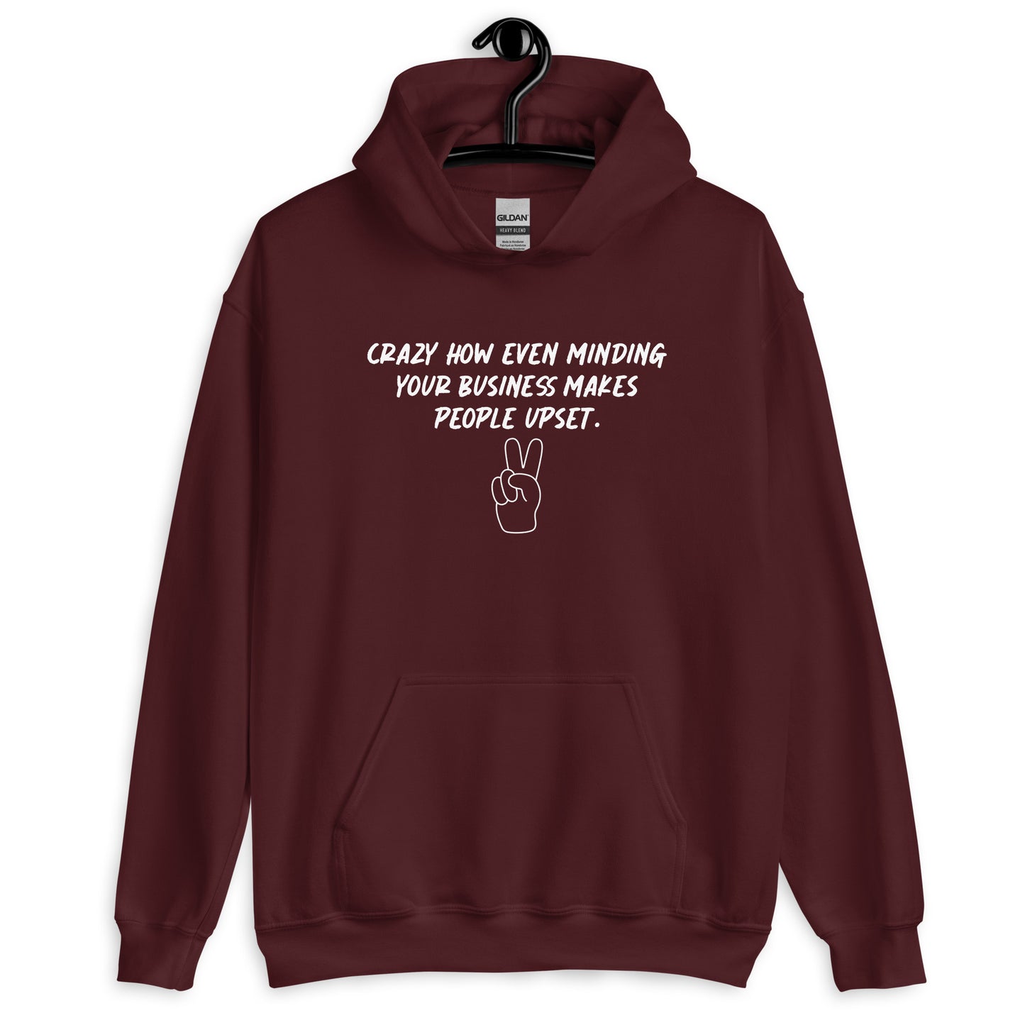 Men Minding Business Hoodie