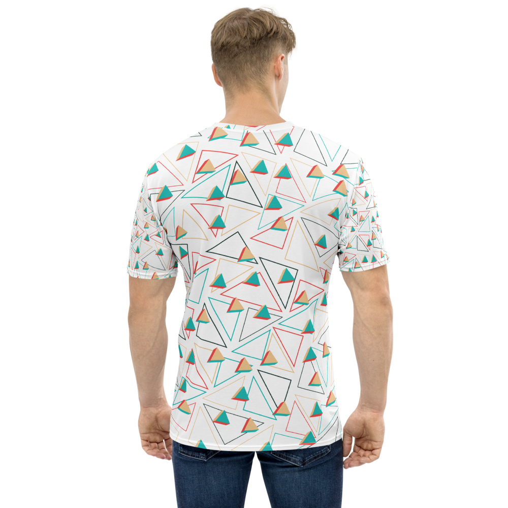 Triangle Pattern Men T-shirt