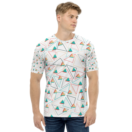 Triangle Pattern Men T-shirt