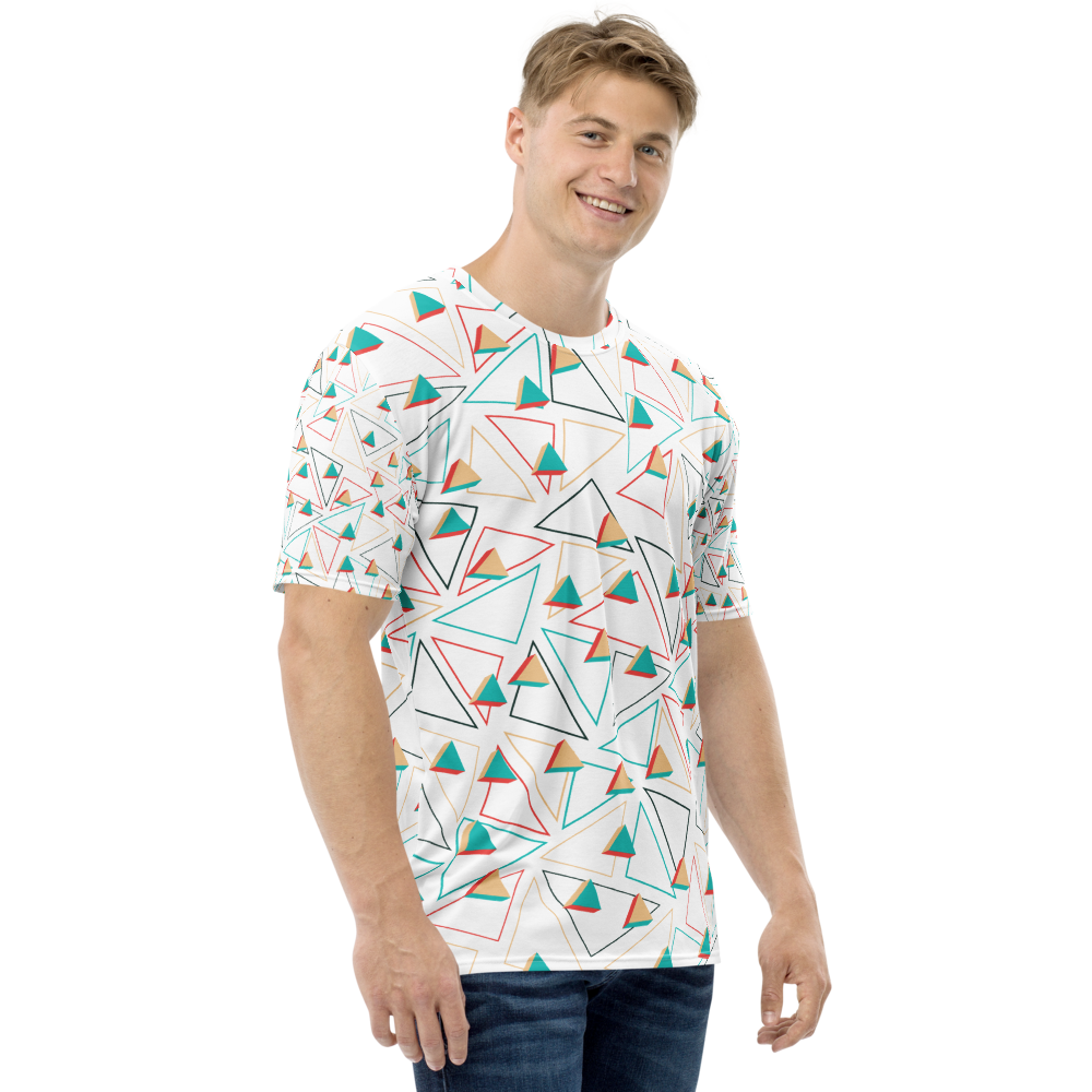 Triangle Pattern Men T-shirt