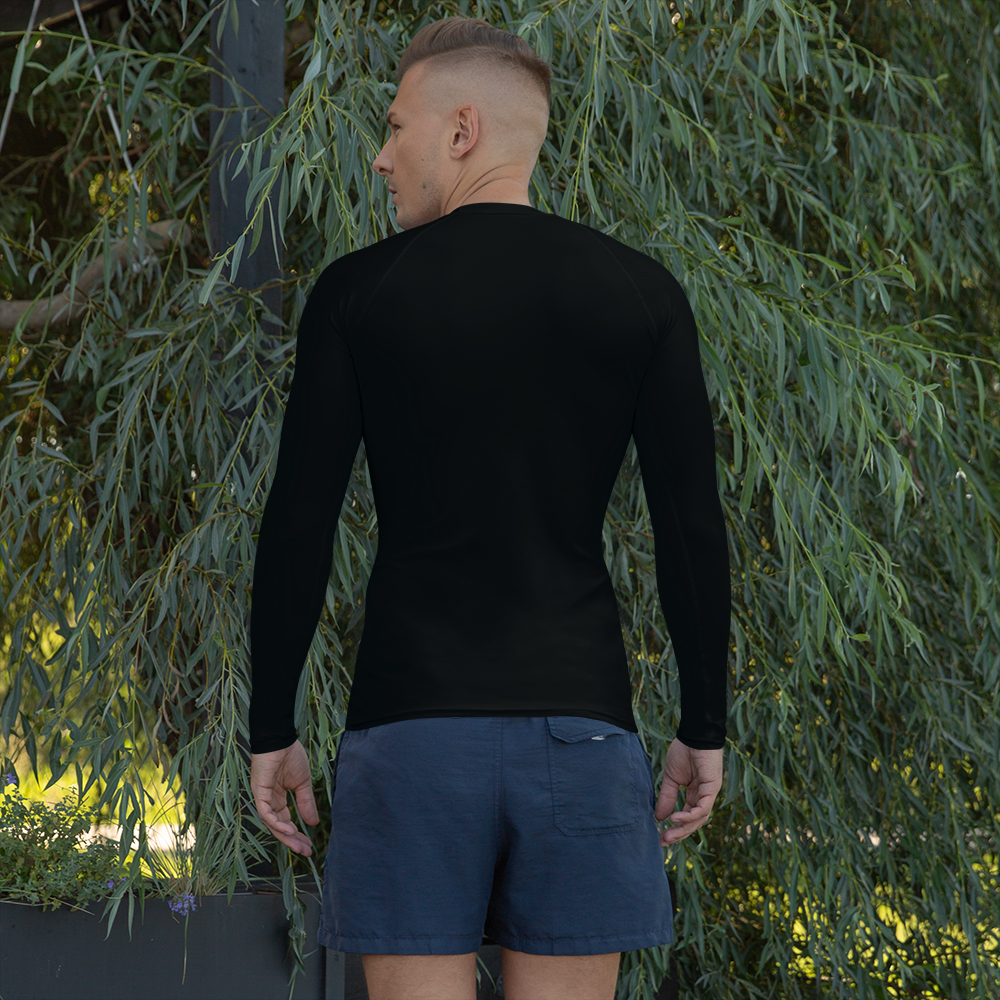 Black Men Rash Guard