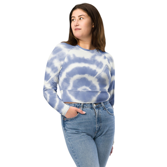 Women long sleeve crop top