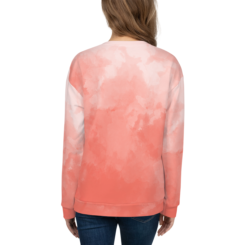 Water color Coral Light Women Sweatshirt