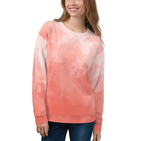 Water color Coral Light Women Sweatshirt