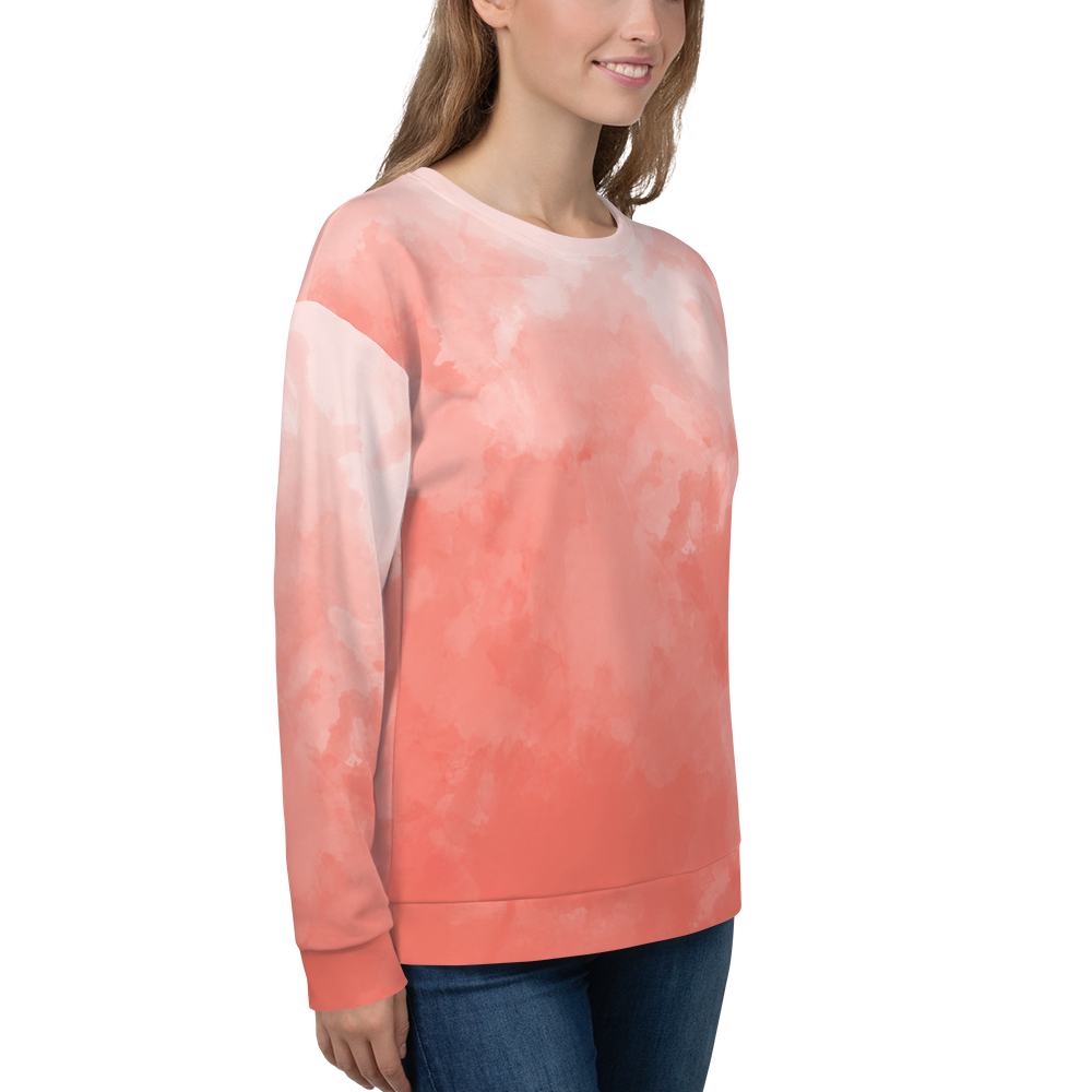 Water color Coral Light Women Sweatshirt