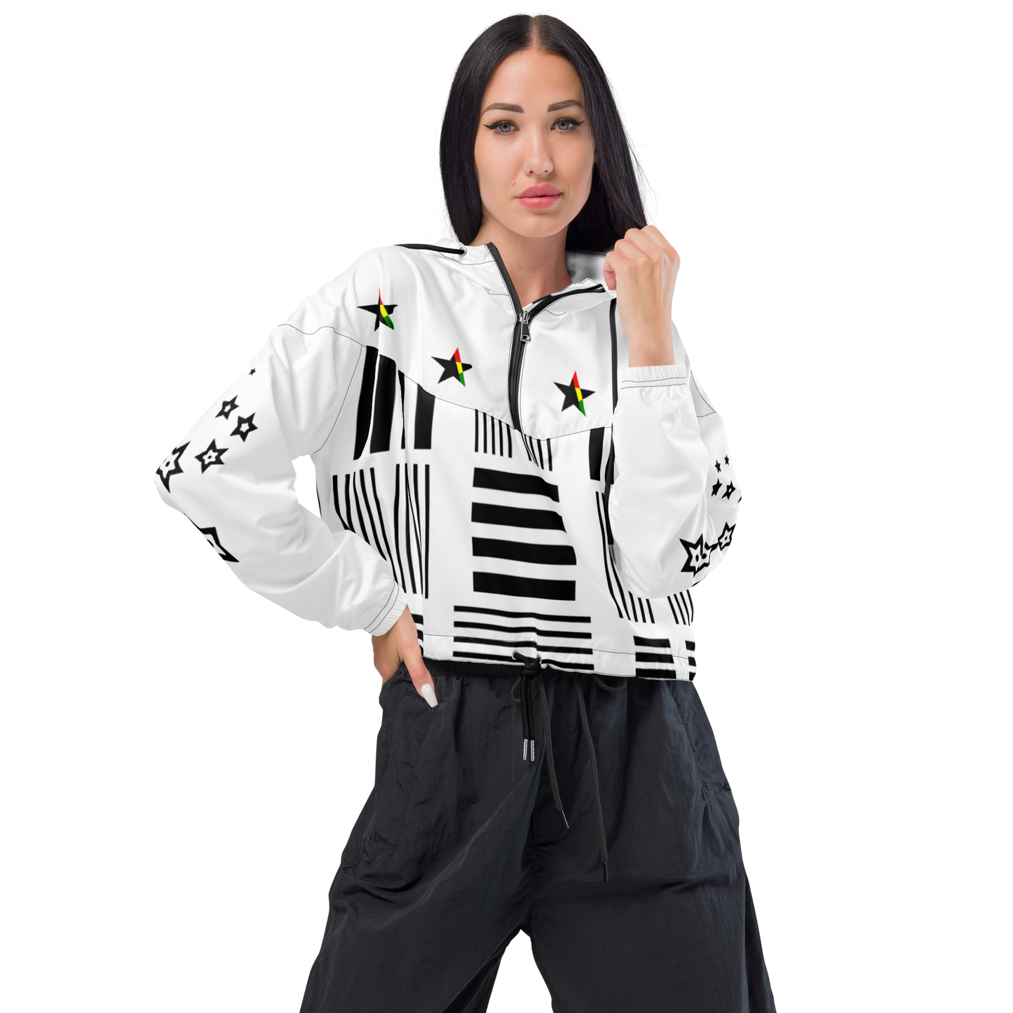 Women’s cropped windbreaker