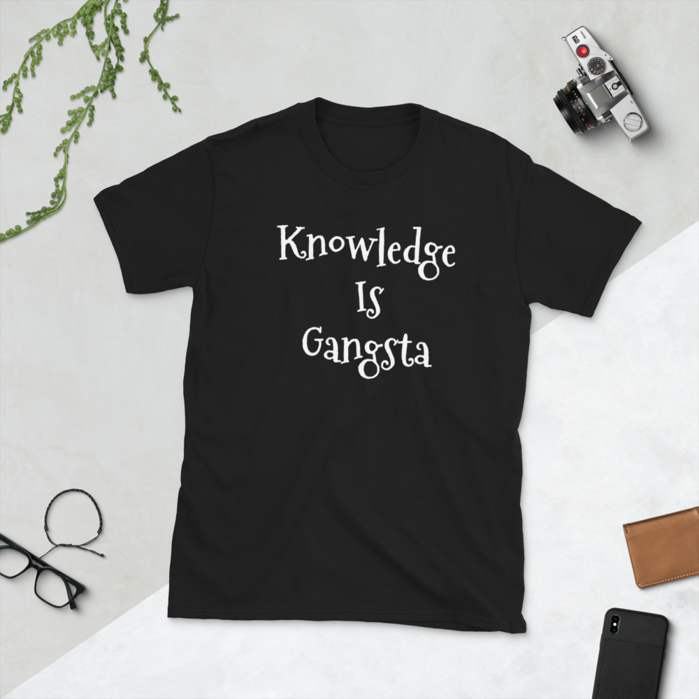 Knowledge Is Gangsta Men T-Shirt