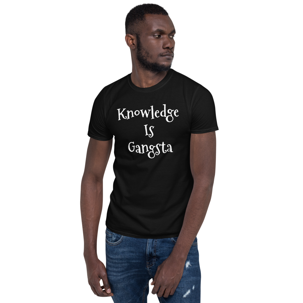 Knowledge Is Gangsta Men T-Shirt