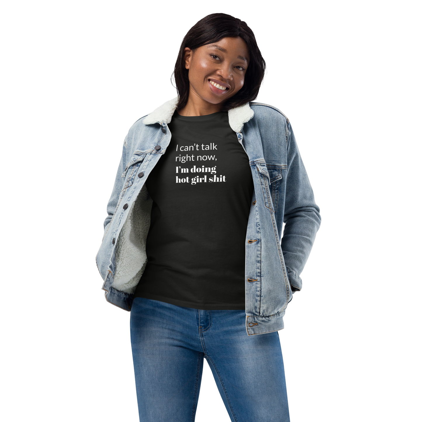 I Can't Talk Women Long Sleeve Shirt