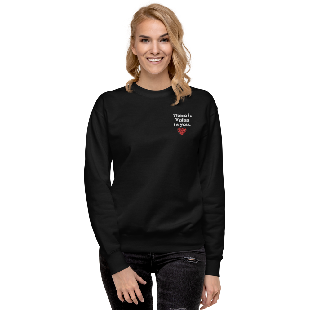 There is value in you Women Fleece Pullover