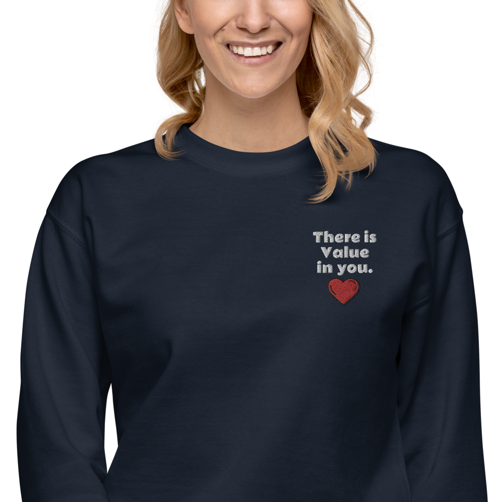 There is value in you Women Fleece Pullover