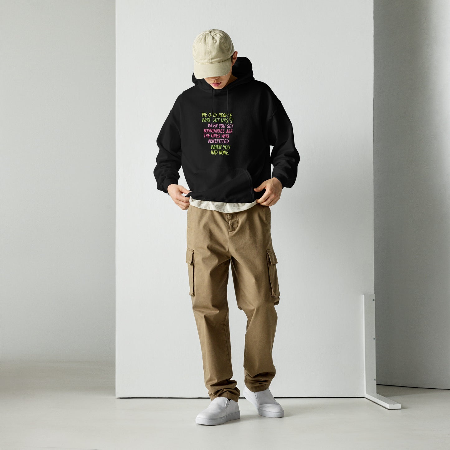 Boundaries Men Hoodie