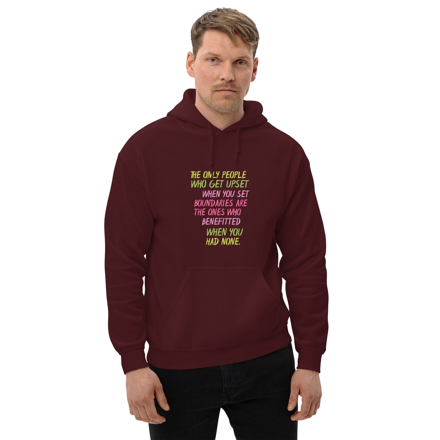 Boundaries Men Hoodie