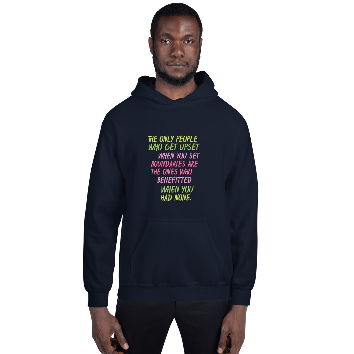 Boundaries Men Hoodie