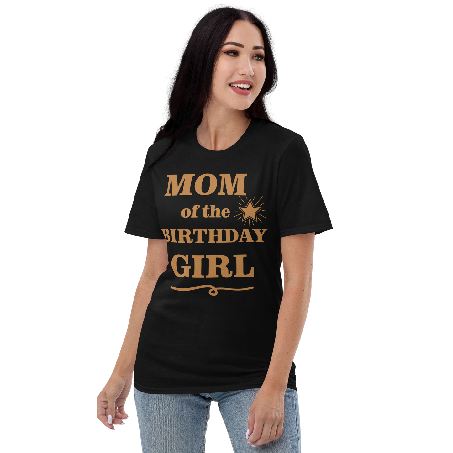 Mom of Bday Girl Women T-Shirt