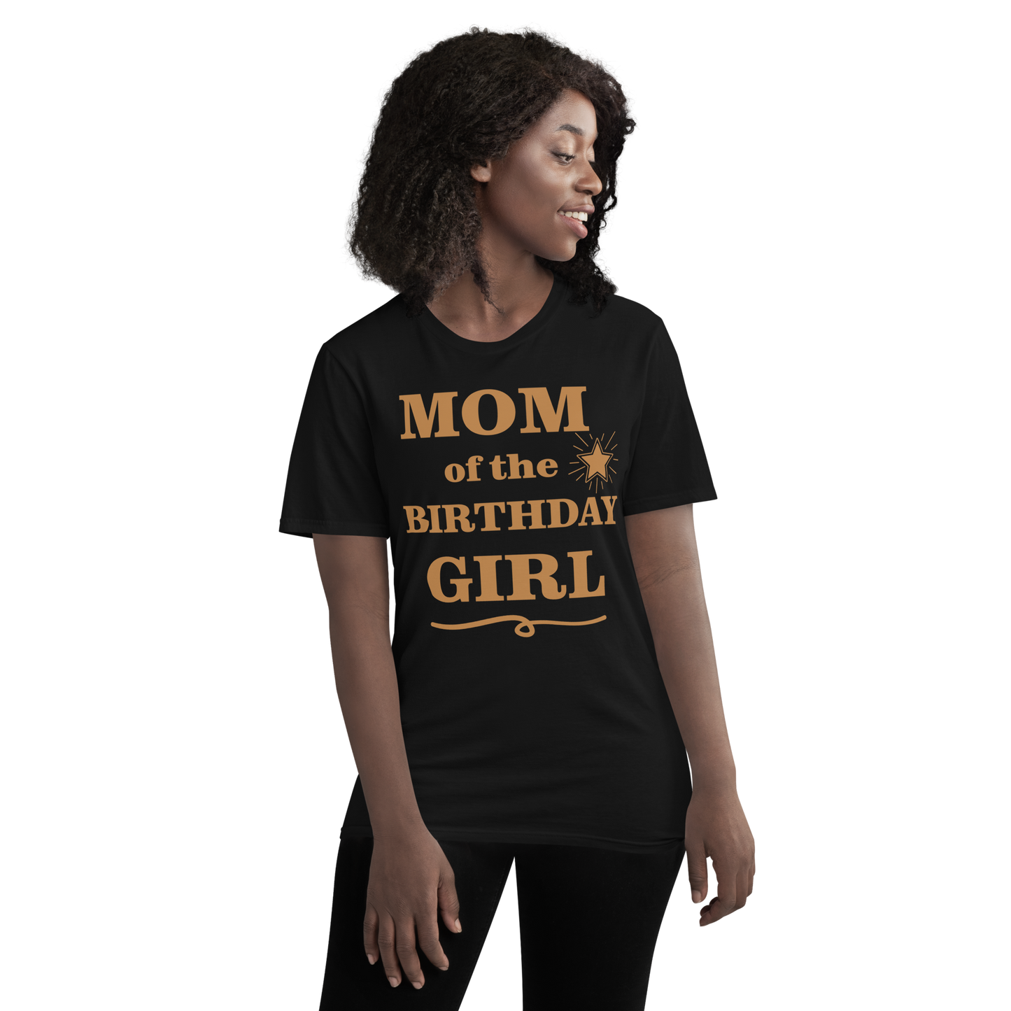 Mom of Bday Girl Women T-Shirt