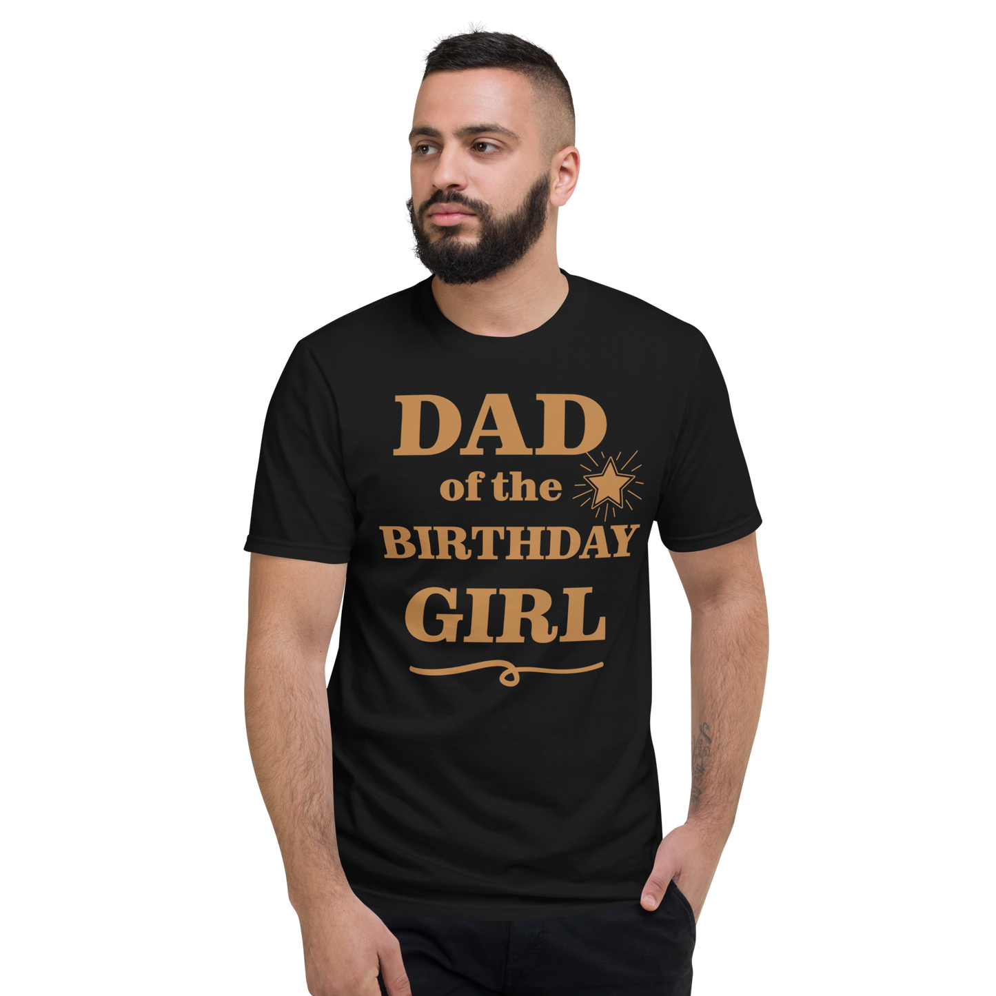 Dad of Bday Girl Men T-Shirt