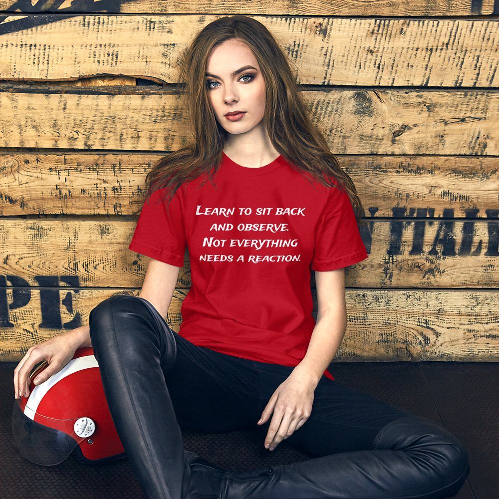 Learn to sit back Women T-Shirt