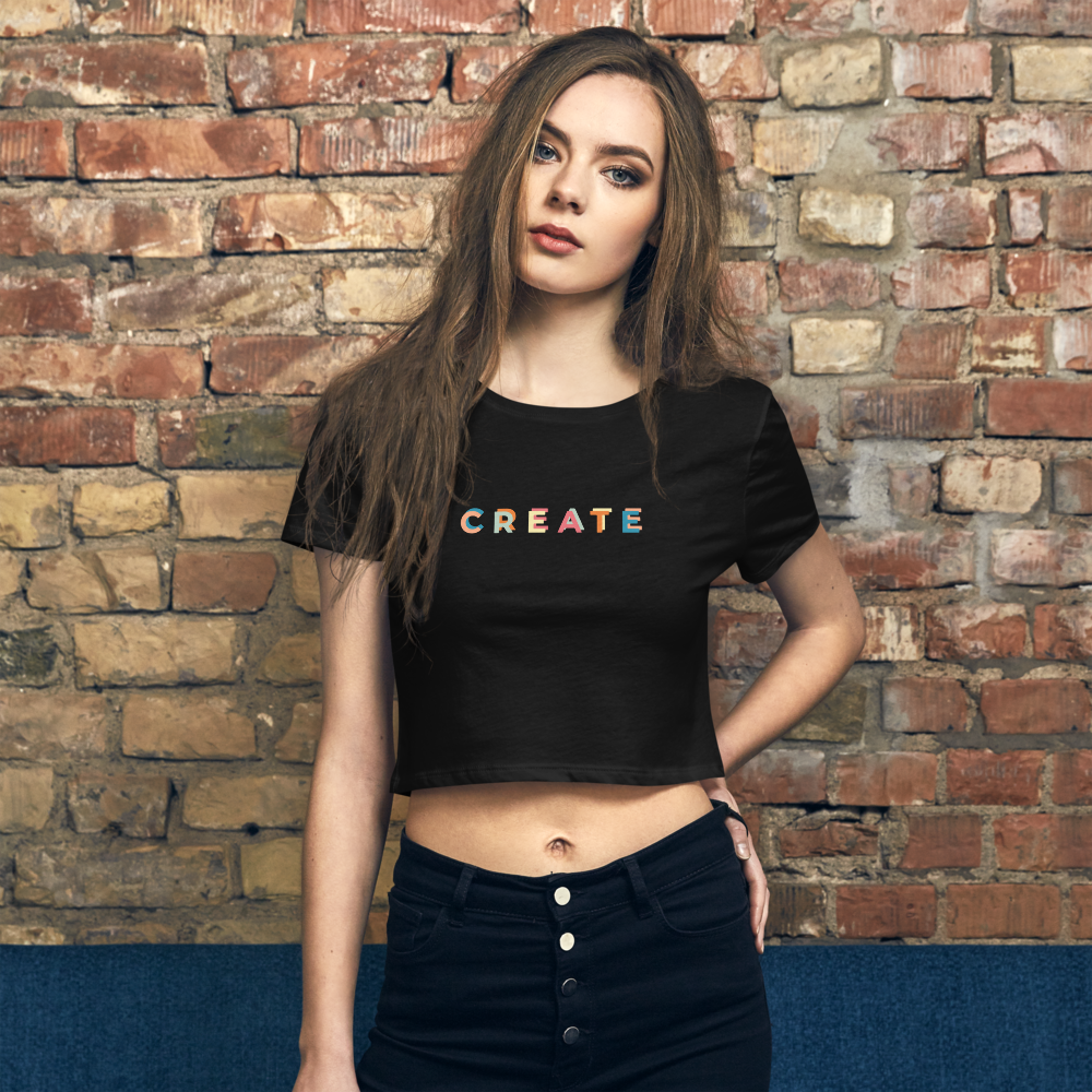 Create Women Crop Tee