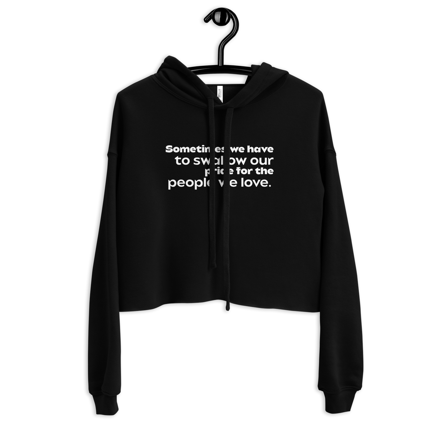 Sometimes Women Crop Hoodie