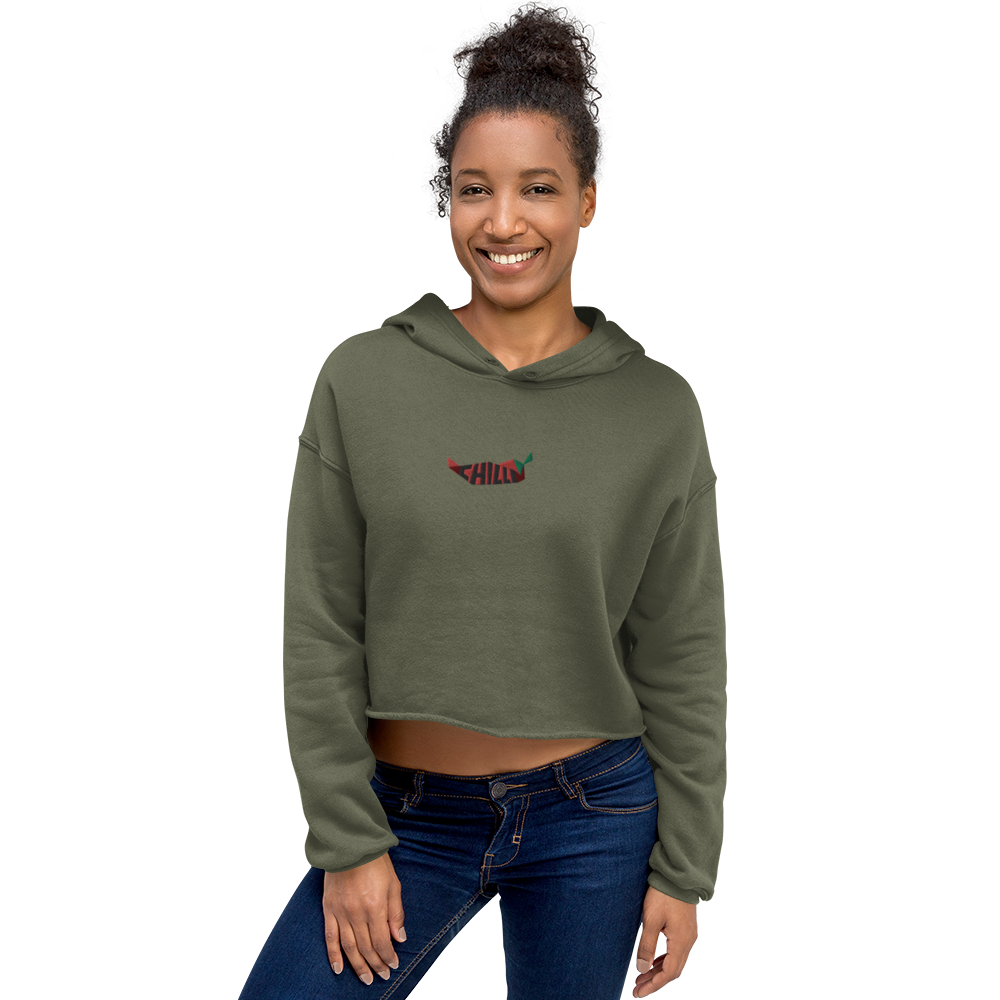 Chillin Crop Hoodie