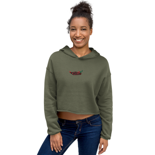 Chillin Crop Hoodie