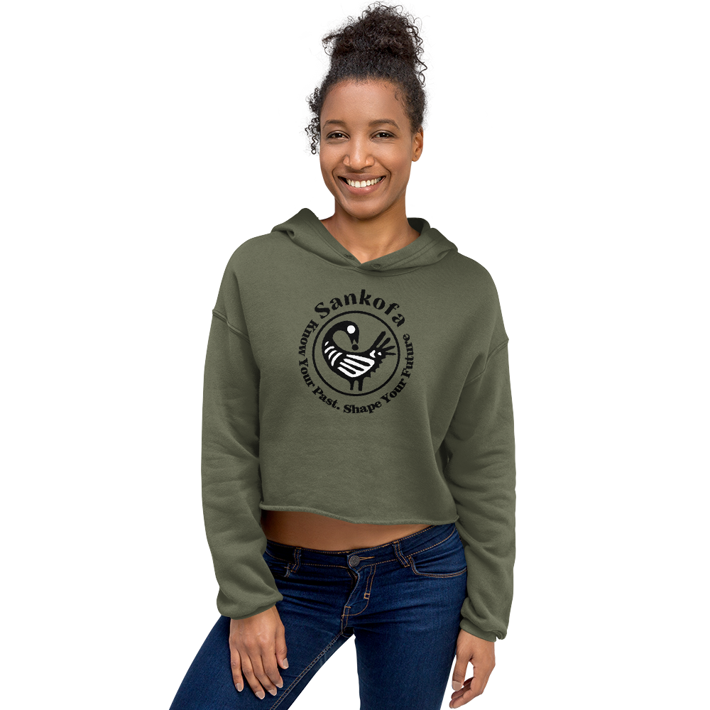 Sankofa Crop Hoodie