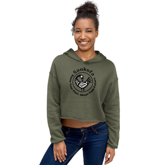 Sankofa Crop Hoodie