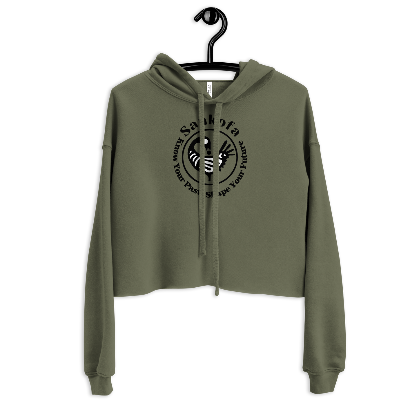 Sankofa Crop Hoodie