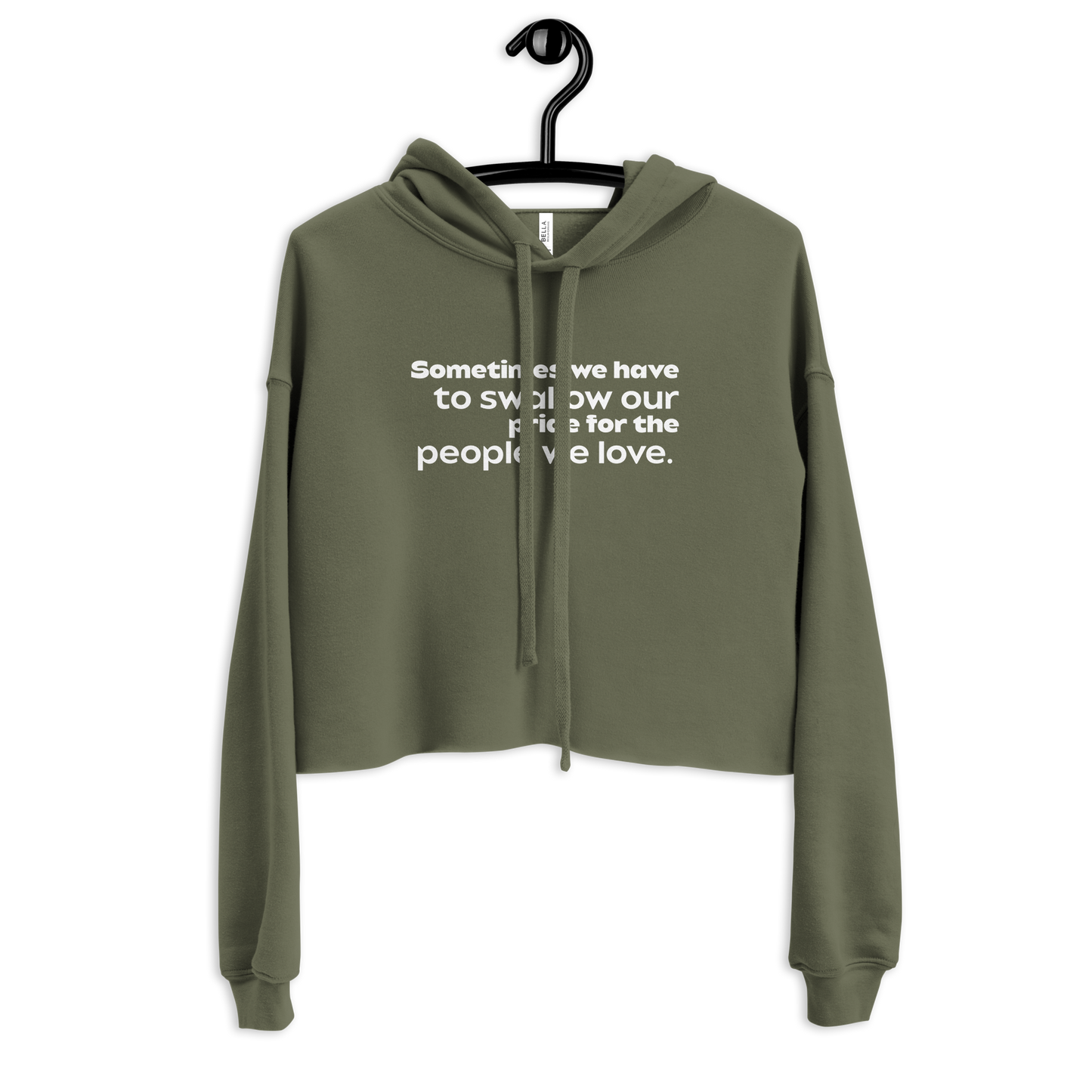 Sometimes Women Crop Hoodie