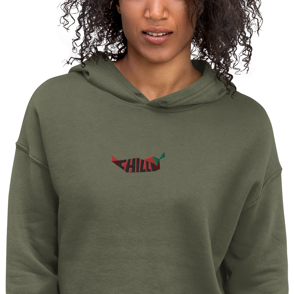 Chillin Crop Hoodie