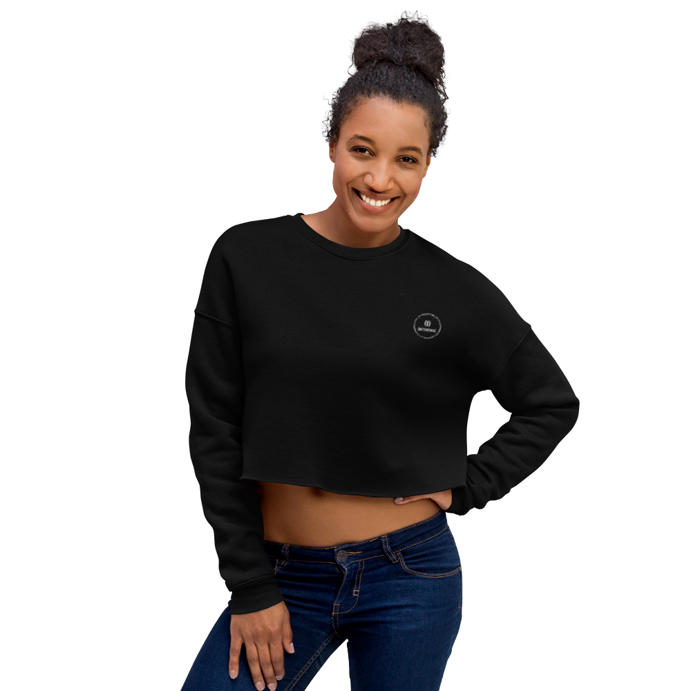 UNITEinswag Logo (Embroidered) Crop Sweatshirt