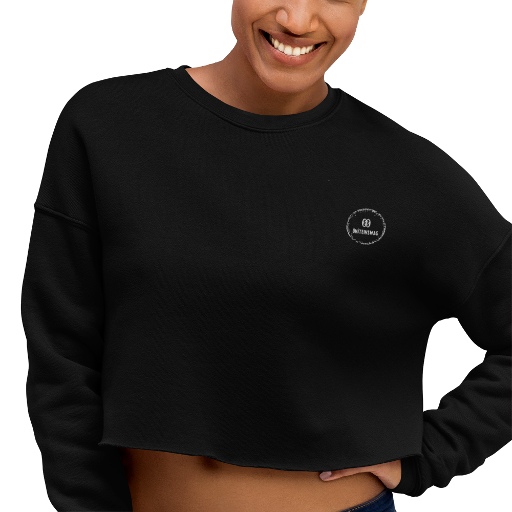 UNITEinswag Logo (Embroidered) Crop Sweatshirt