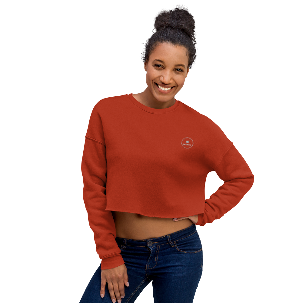 UNITEinswag Logo (Embroidered) Crop Sweatshirt