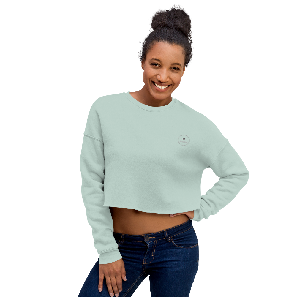 UNITEinswag Logo (Embroidered) Crop Sweatshirt