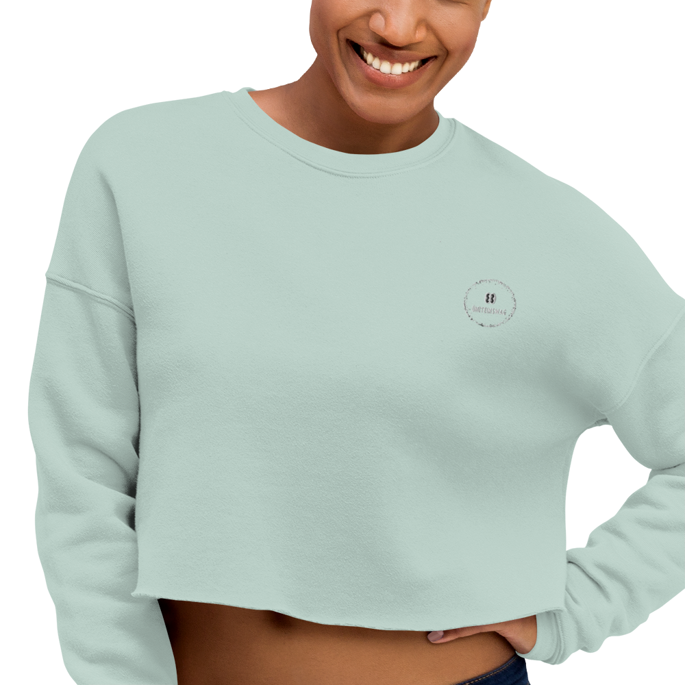 UNITEinswag Logo (Embroidered) Crop Sweatshirt