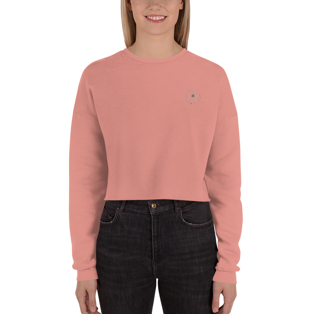 UNITEinswag Logo (Embroidered) Crop Sweatshirt