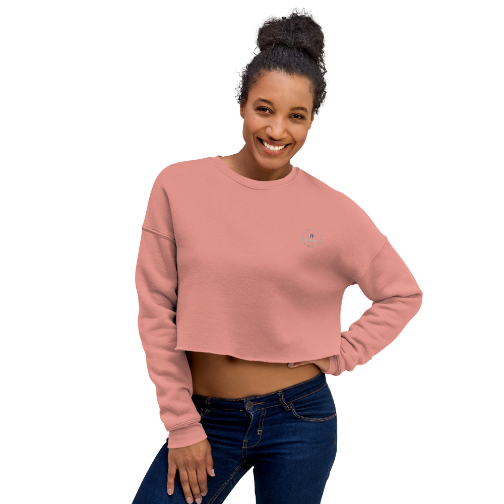 UNITEinswag Logo (Embroidered) Crop Sweatshirt