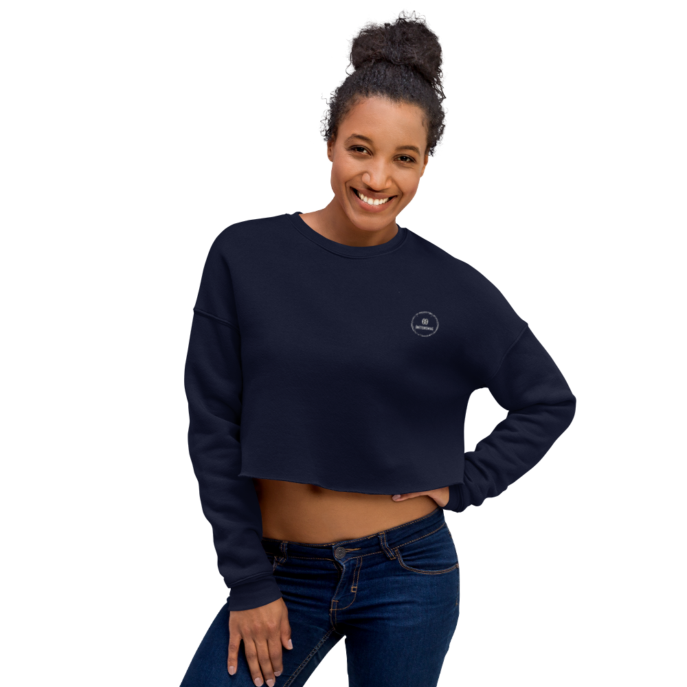 UNITEinswag Logo (Embroidered) Crop Sweatshirt