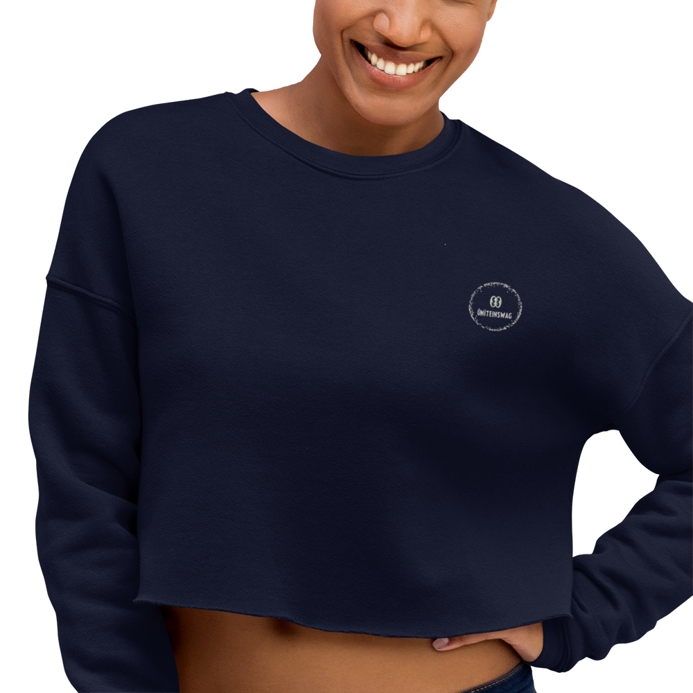 UNITEinswag Logo (Embroidered) Crop Sweatshirt