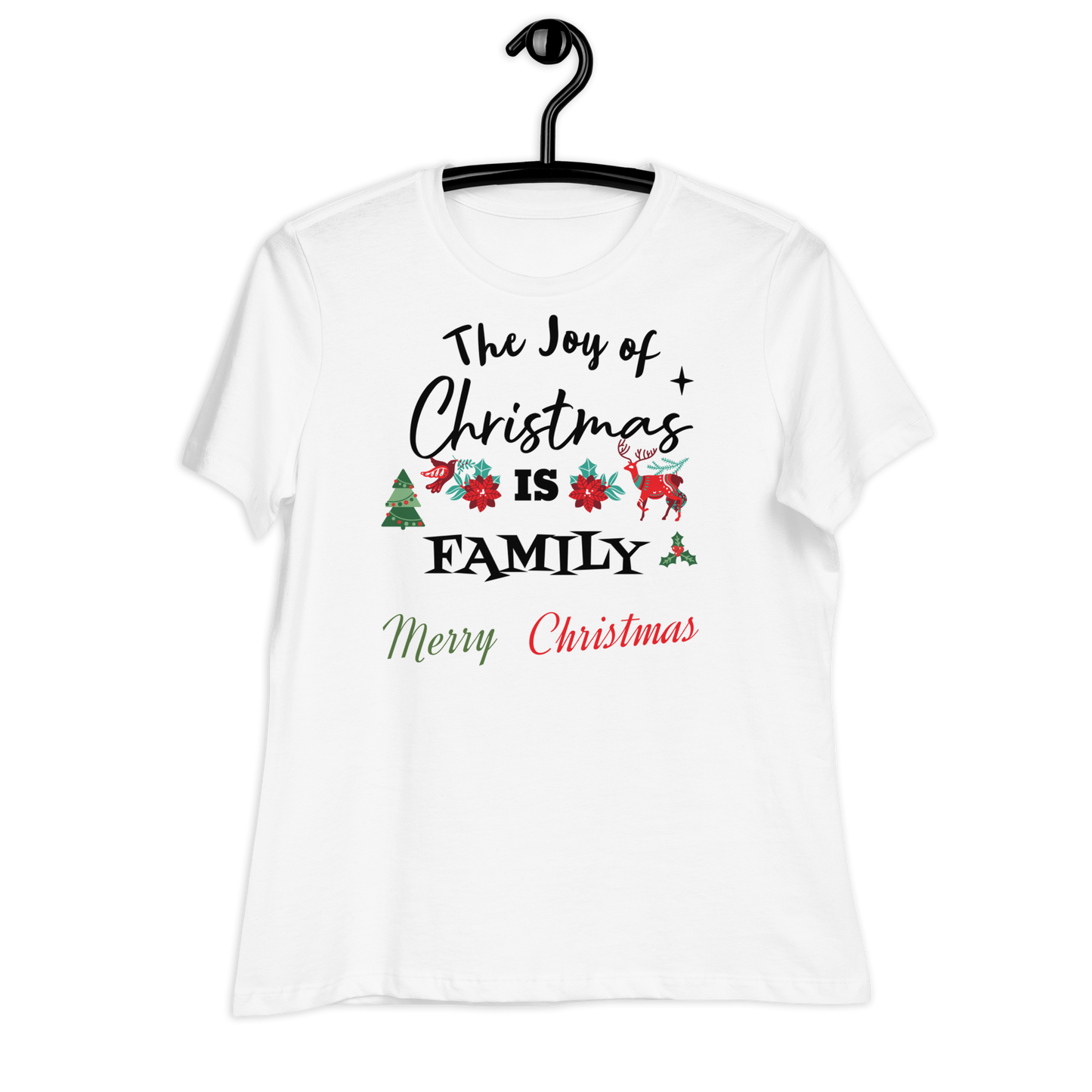 Xmas Women's Relaxed T-Shirt in White